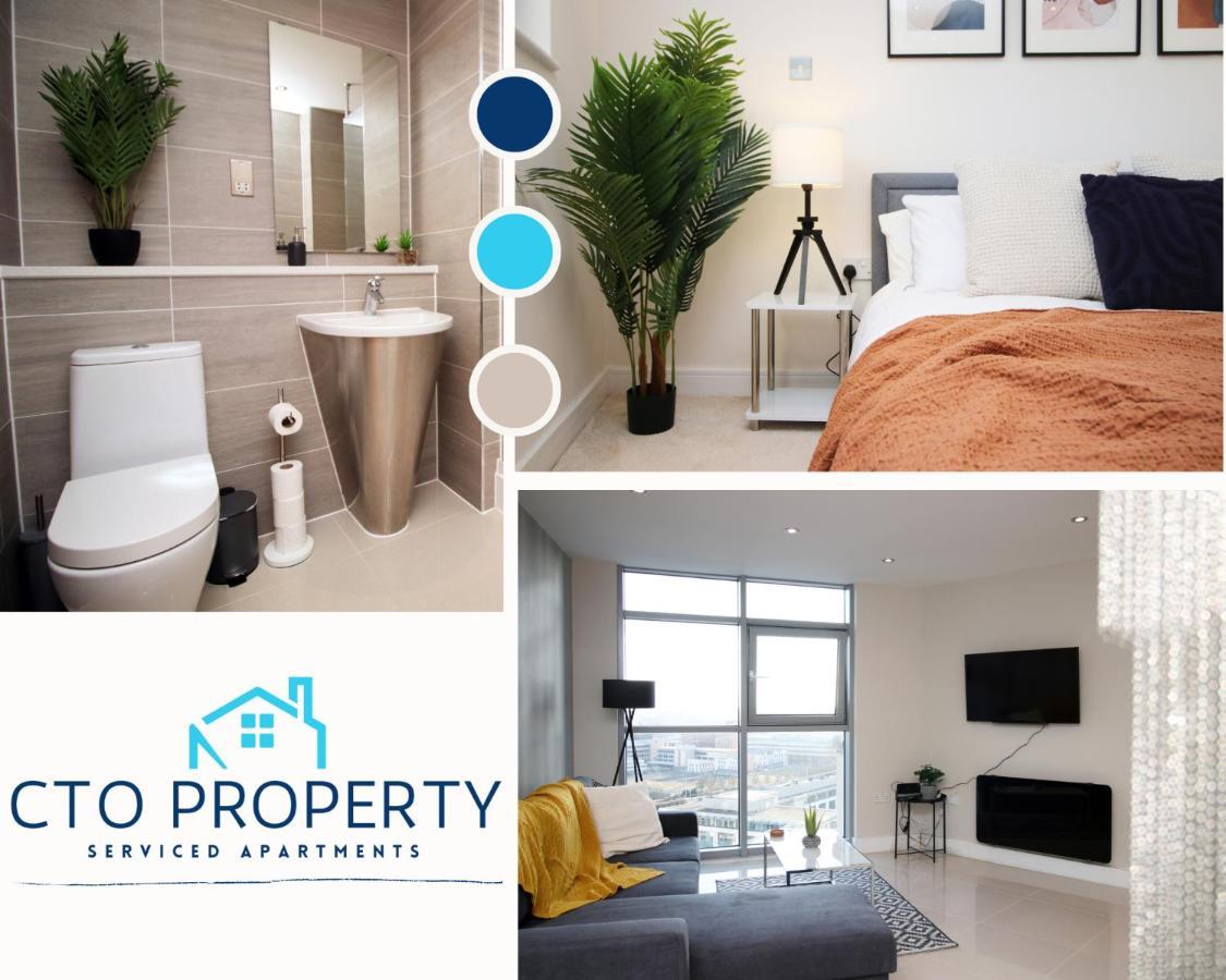 The Skyline - Luxury City Centre Flat With Designated Parking Cardiff Bagian luar foto